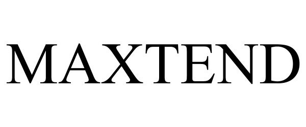 Trademark Logo MAXTEND