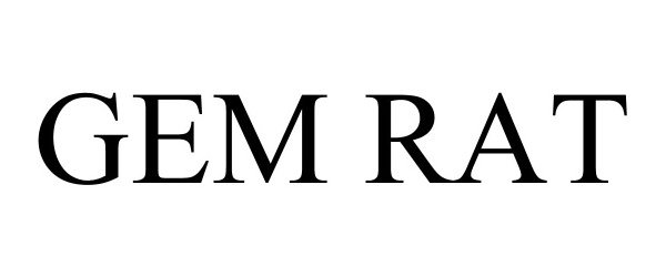 Trademark Logo GEM RAT