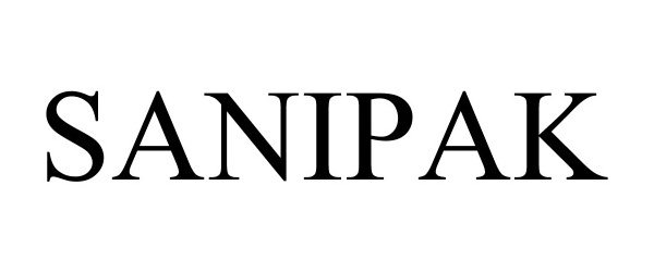 Trademark Logo SANIPAK
