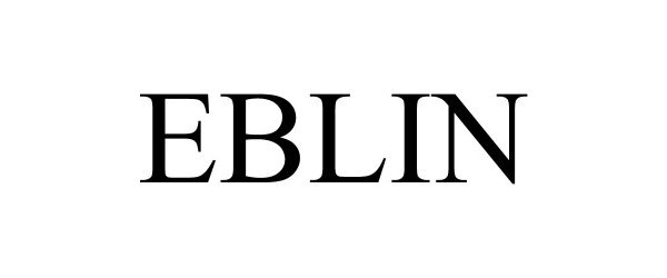 Trademark Logo EBLIN