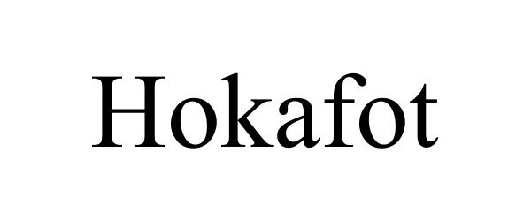 Trademark Logo HOKAFOT