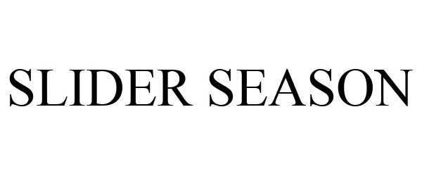 Trademark Logo SLIDER SEASON