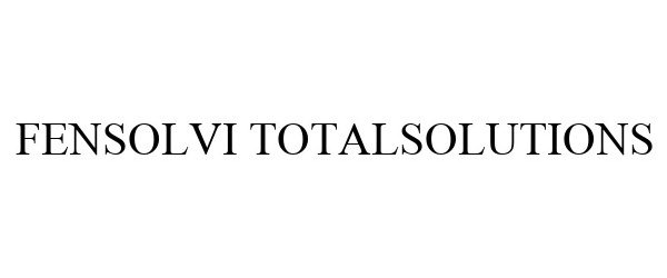  FENSOLVI TOTALSOLUTIONS