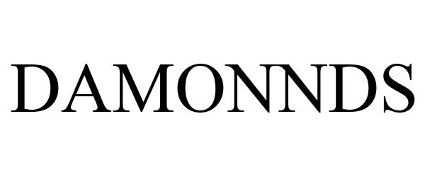 Trademark Logo DAMONNDS