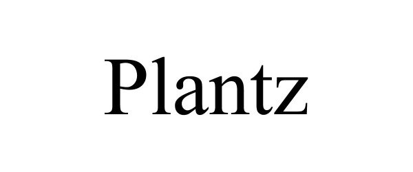 Trademark Logo PLANTZ