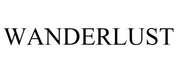 Trademark Logo WANDERLUST