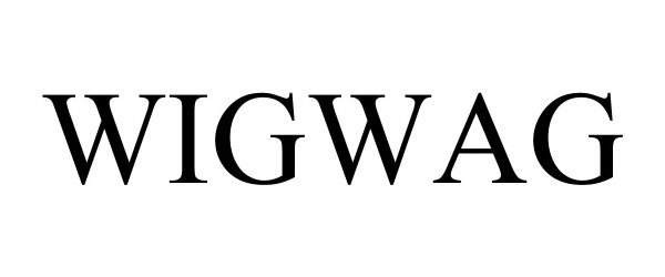 Trademark Logo WIGWAG