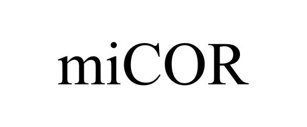 Trademark Logo MICOR