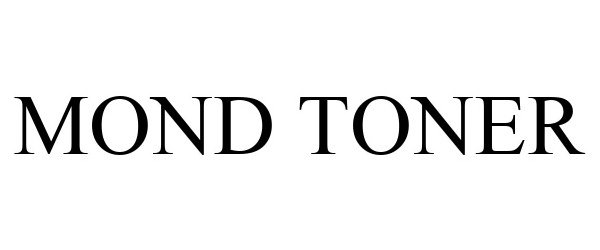 Trademark Logo MOND TONER