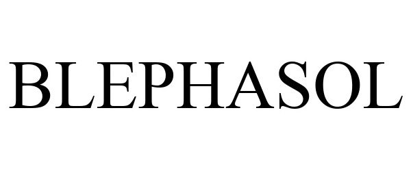 Trademark Logo BLEPHASOL