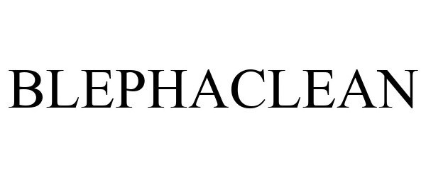 Trademark Logo BLEPHACLEAN