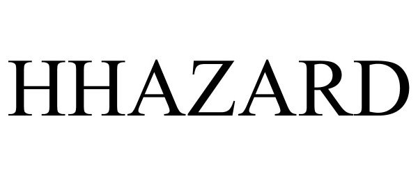Trademark Logo HHAZARD