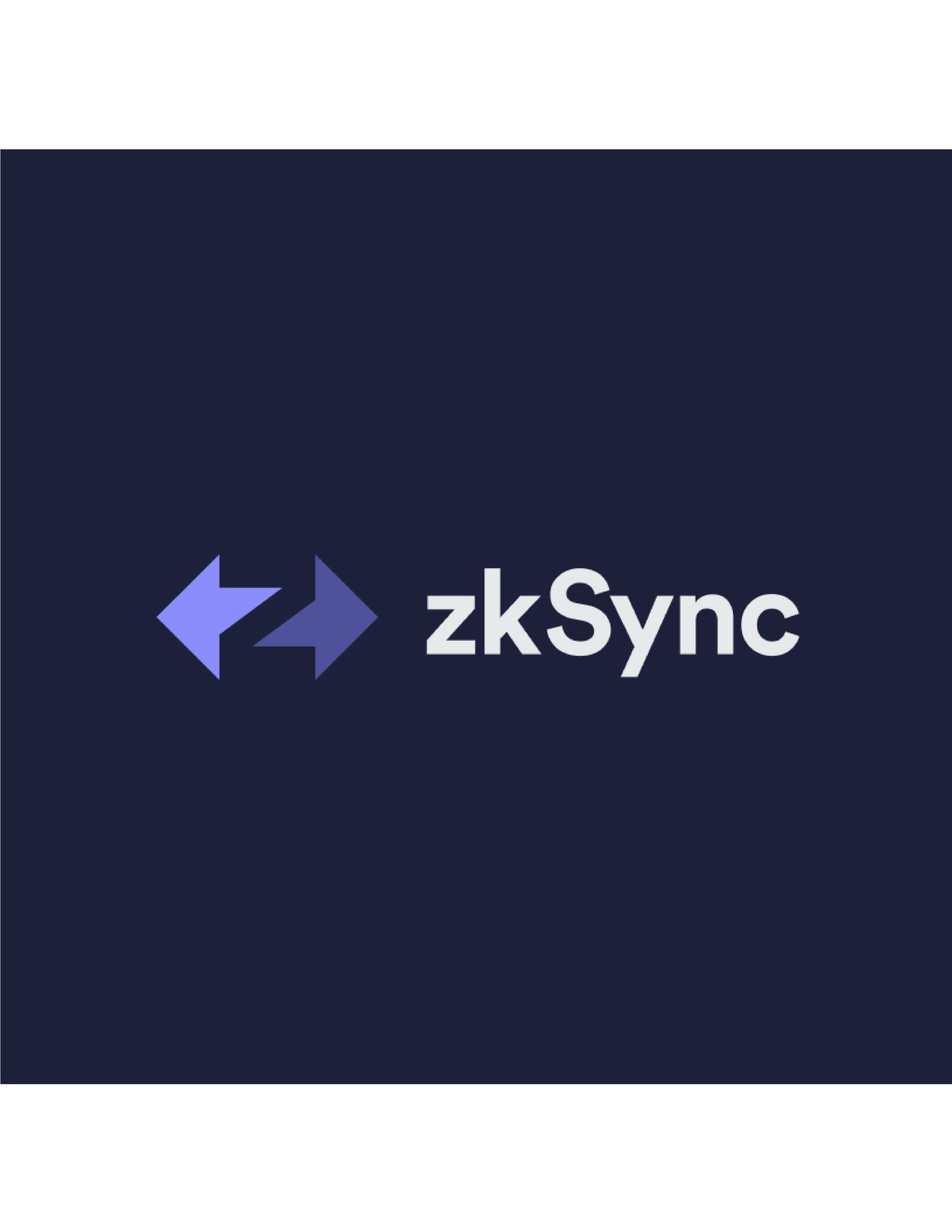Trademark Logo ZKSYNC