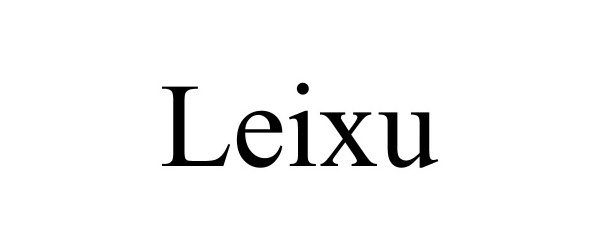 Trademark Logo LEIXU