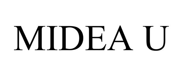 Trademark Logo MIDEA U