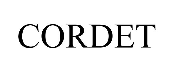 Trademark Logo CORDET