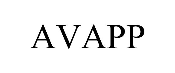Trademark Logo AVAPP