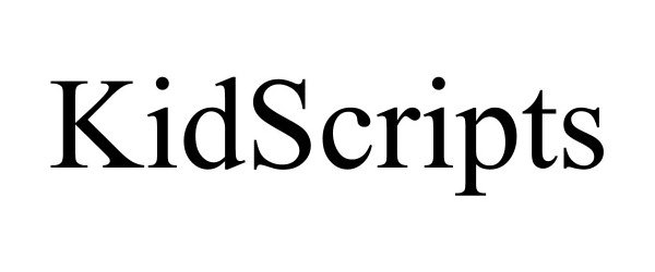 Trademark Logo KIDSCRIPTS