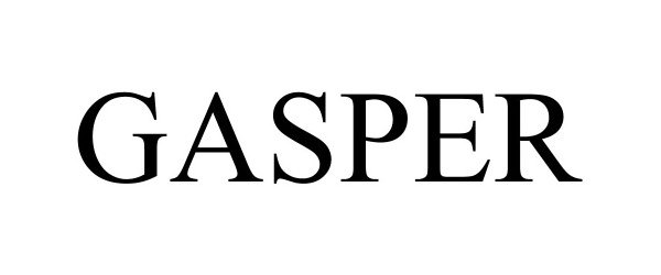 Trademark Logo GASPER