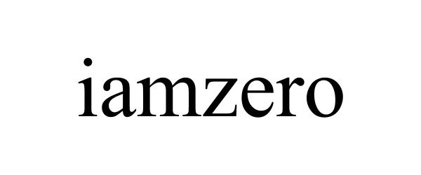 Trademark Logo IAMZERO