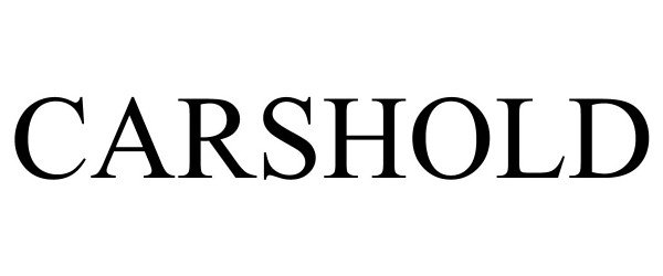 Trademark Logo CARSHOLD
