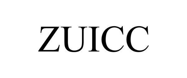 Trademark Logo ZUICC