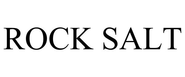 Trademark Logo ROCK SALT