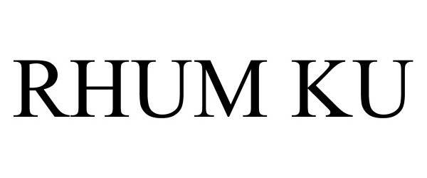 Trademark Logo RHUM KU