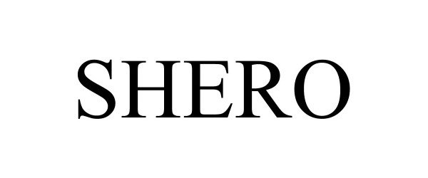 Trademark Logo SHERO