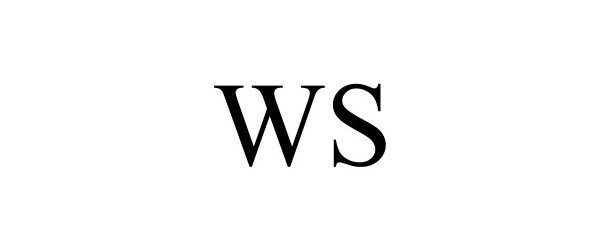 Trademark Logo WS