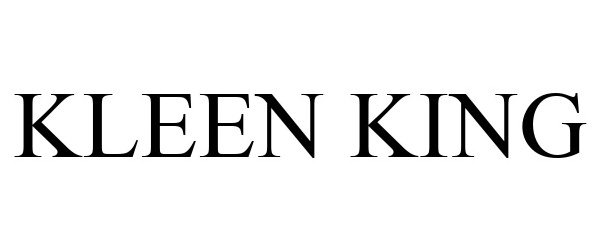 Trademark Logo KLEEN KING