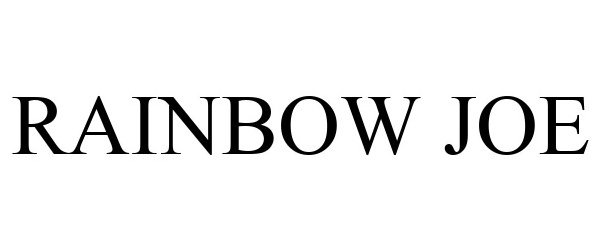 Trademark Logo RAINBOW JOE