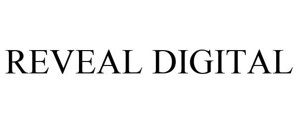 Trademark Logo REVEAL DIGITAL