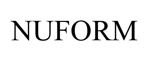 Trademark Logo NUFORM