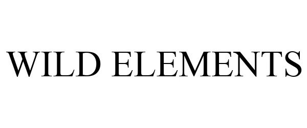 Trademark Logo WILD ELEMENTS
