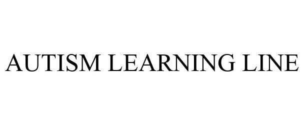 Trademark Logo AUTISM LEARNING LINE