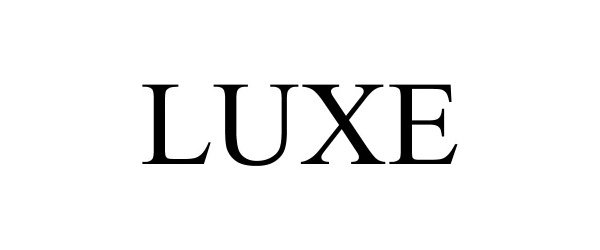 Trademark Logo LUXE