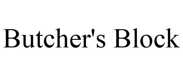 BUTCHER'S BLOCK