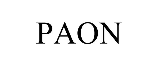 Trademark Logo PAON