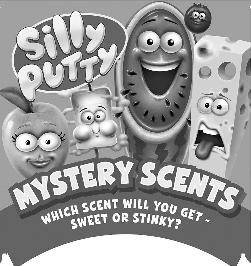 Trademark Logo SILLY PUTTY MYSTERY SCENTS WHICH SCENT WILL YOU GET - SWEET OR STINKY?