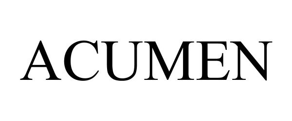 Trademark Logo ACUMEN