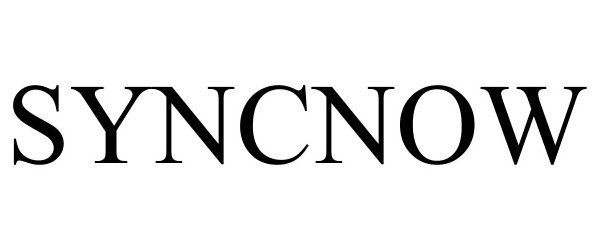 Trademark Logo SYNCNOW