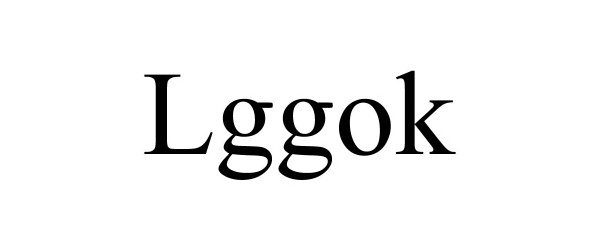 Trademark Logo LGGOK