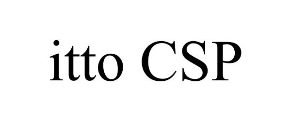 Trademark Logo ITTO CSP