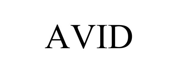 Trademark Logo AVID