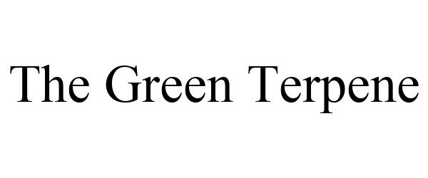  THE GREEN TERPENE