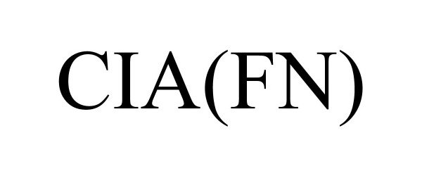 Trademark Logo CIA(FN)
