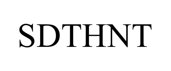 Trademark Logo SDTHNT