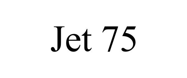 Trademark Logo JET 75