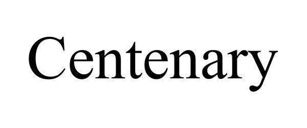 Trademark Logo CENTENARY